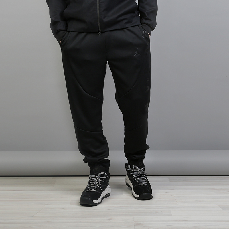мужские черные брюки Jordan Sportswear Jumpman AQ0954-010 - цена, описание, фото 1